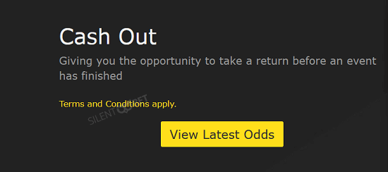 bet365 cash out terms