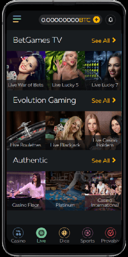 FortuneJack mobile live dealer games on Android
