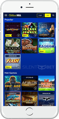 William Hill's Casino for iOS devices